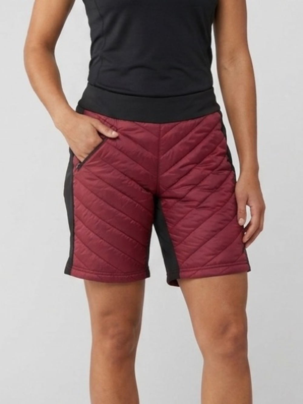 Ohsho Sz L Quilted Red Outdoor Base Layer Gorpcore Short